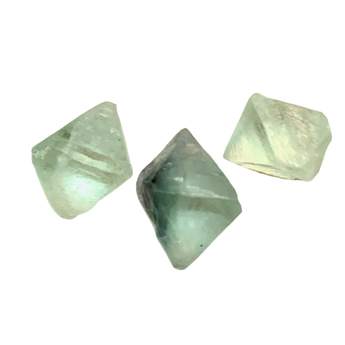 Fluorite Octohedra, Set of 3