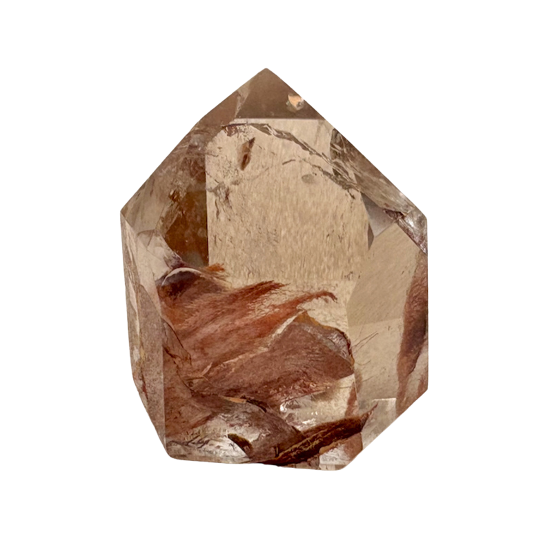 Quartz, Amianto Angel Phantom Polished Crystal (Brazil)