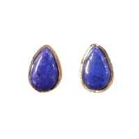 Lapis Lazuli Stud Earring