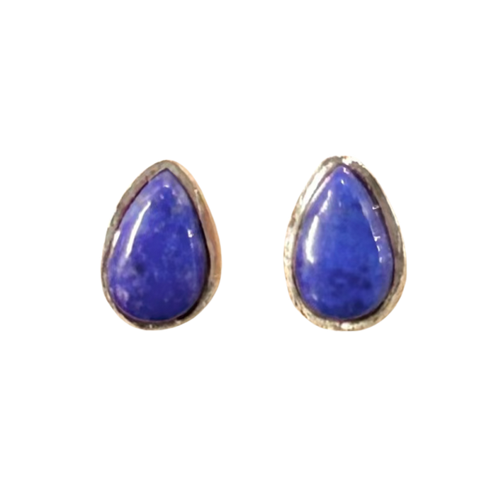 Lapis Lazuli Stud Earring