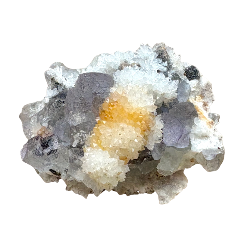 Fluorite, Quartz & Galena (Mex-Tex Mine, Socorro Co., New Mexico)