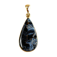 Pietersite and Gold Vermeil Pendant