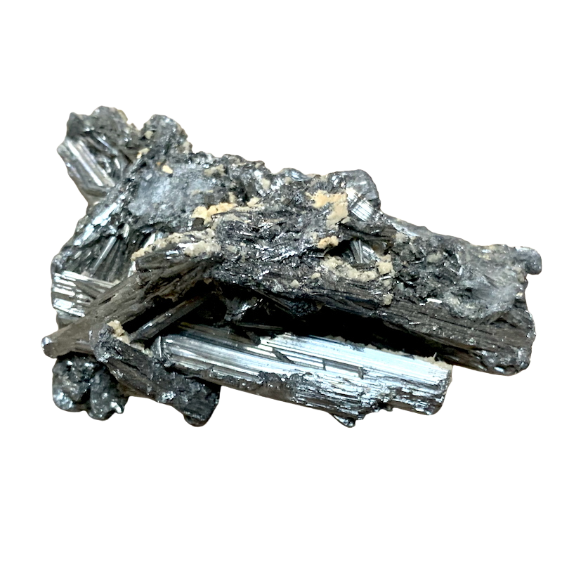 Stibnite Crystal Cluster (China)