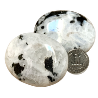 Moonstone (Rainbow) Polished Palmstone