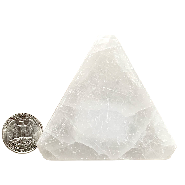 Selenite Charging Plate, Triangular