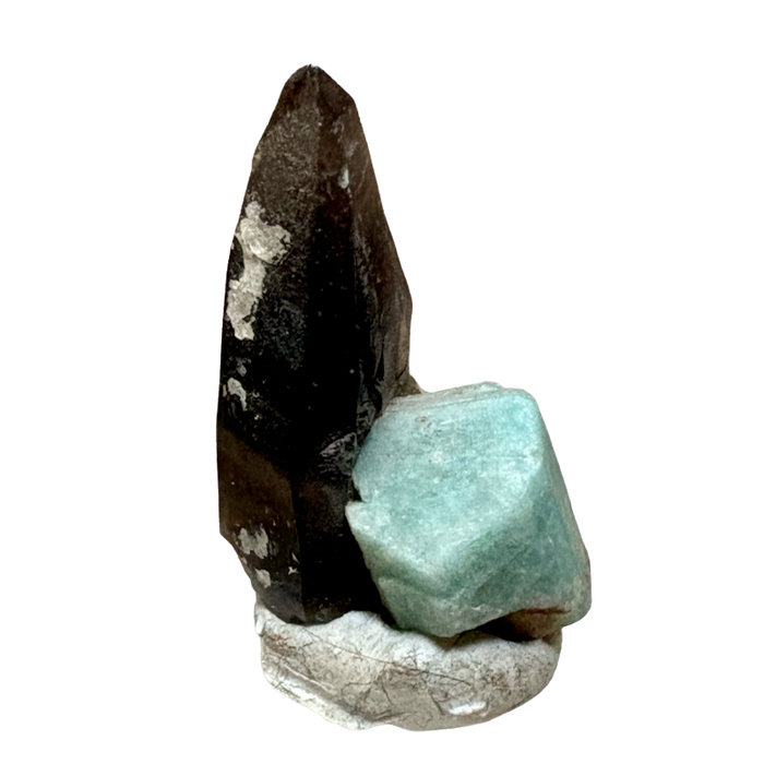 Smoky Quartz with Amazonite (Colorado)