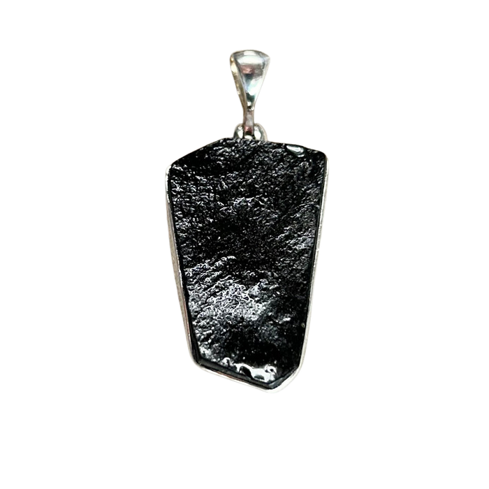 Shungite and Sterling Silver Pendant