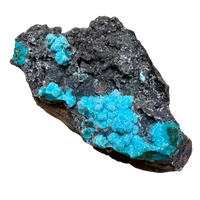 Chrysocolla over malachite (unknown source)