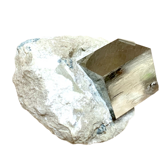Pyrite Crystal in Matrix (Spain)