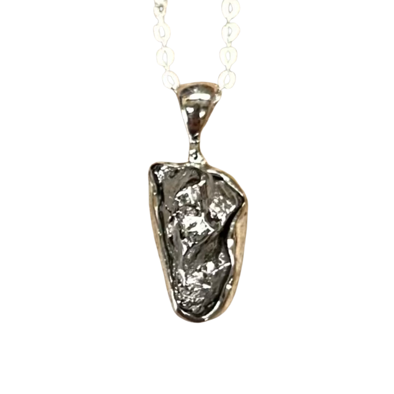 Meteorite  Pendant and Chain