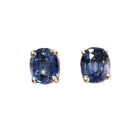 Kyanite Faceted Stud Earrings