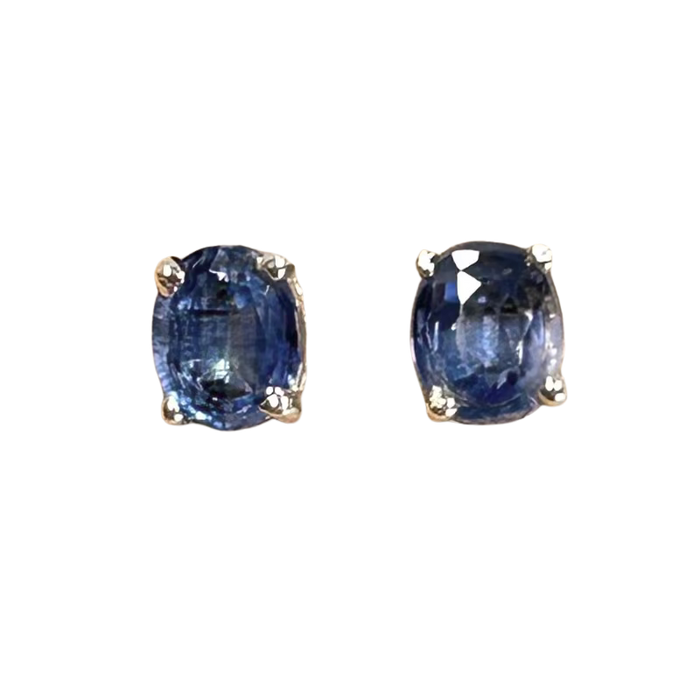 Kyanite Faceted Stud Earrings
