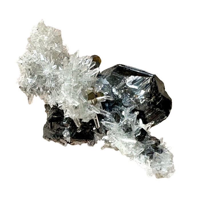 Sphalerite, Quartz & Pyrite (Peru)