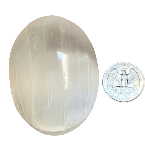 Selenite Palmstone