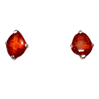 Amber Post Earrings