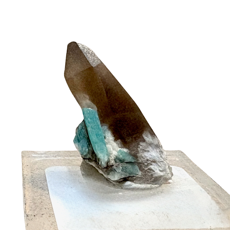 Smoky Quartz with Amazonite (Colorado)