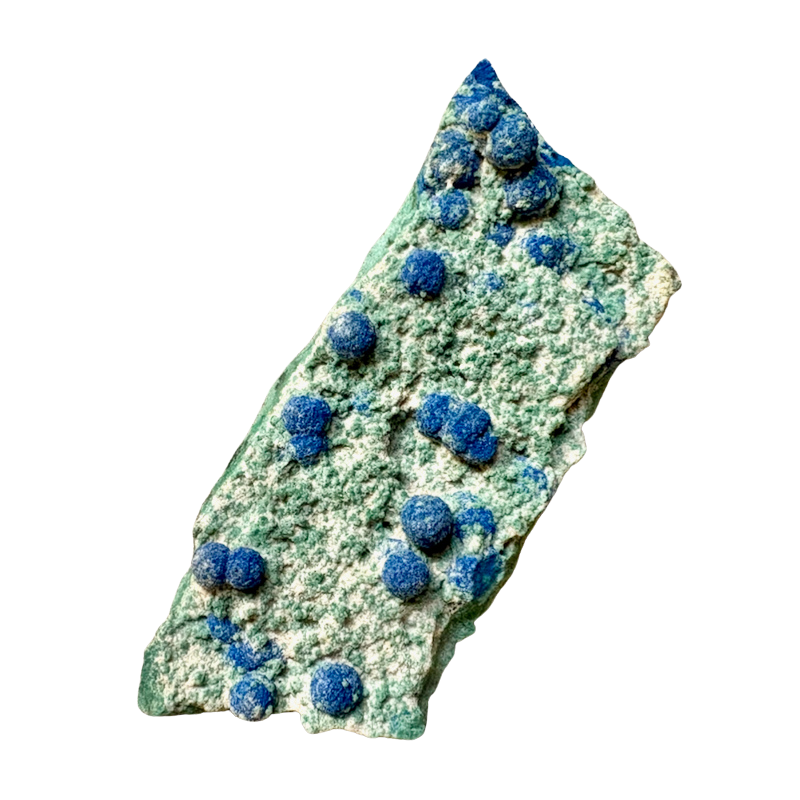 Azurite Balls in Matrix (Sandoval Co., New Mexico)