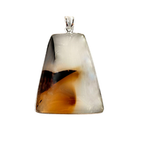 Agate (Montana) Sterling Silver Pendant