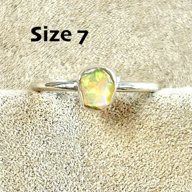Opal (Ethiopian) Stacker Ring
