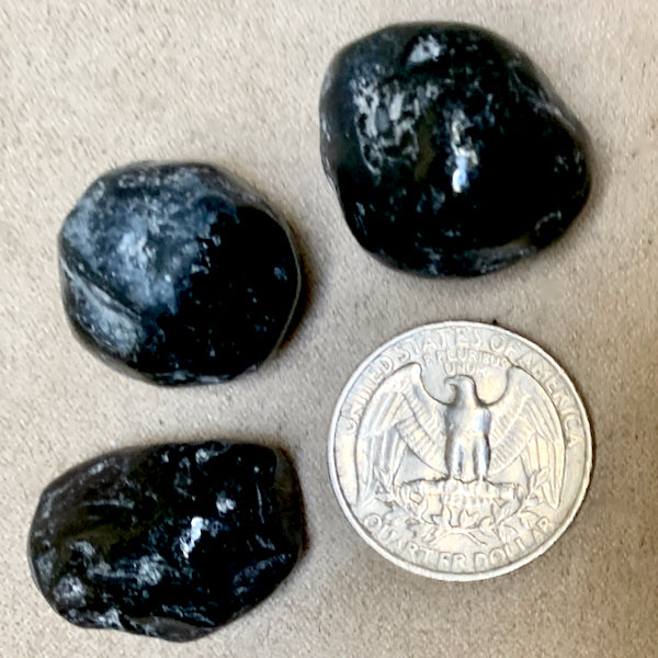 Apache Tear Obsidian Polished Pebble
