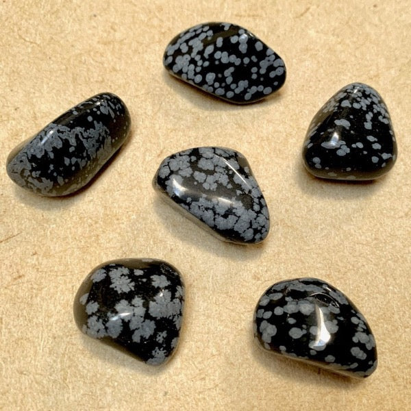 Snowflake Obsidian Polished Pebble