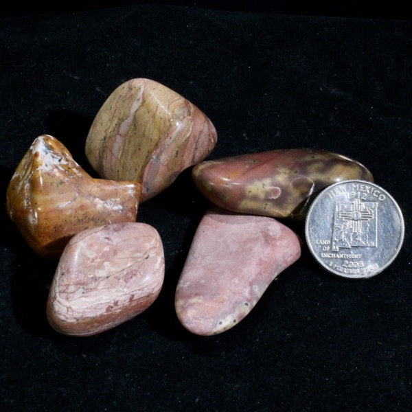 Jasper ("Sedona") Polished Pebble (Peru)