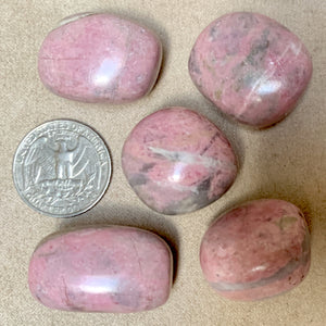 Rhodonite Polished Pebble (Peru)