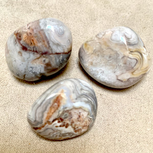 Crazy Lace Agate Polished Pebble