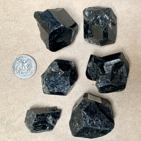 Black Tourmaline (Schorl) Crystals (larger)