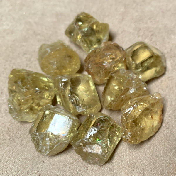 Yellow Apatite Crystals (Mexico)