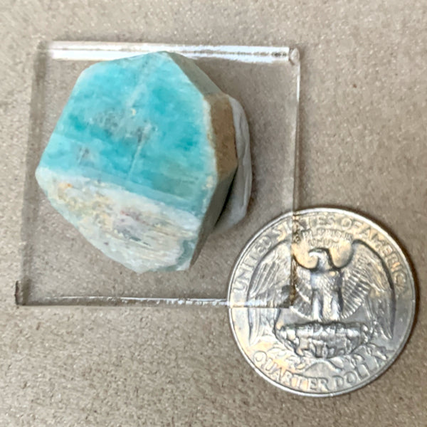 Amazonite Crystal (Teller County, Colorado)