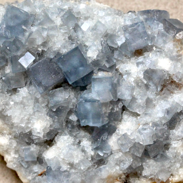 Blue fluorite (Socorro County, New Mexico)