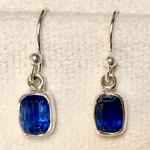 Kyanite and Sterling Silver Dangle Earrings