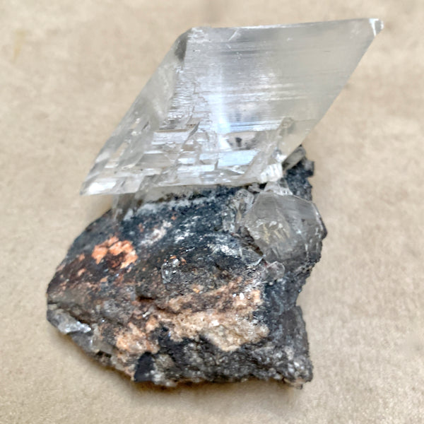 Selenite Crystal on Matrix (Mexico)